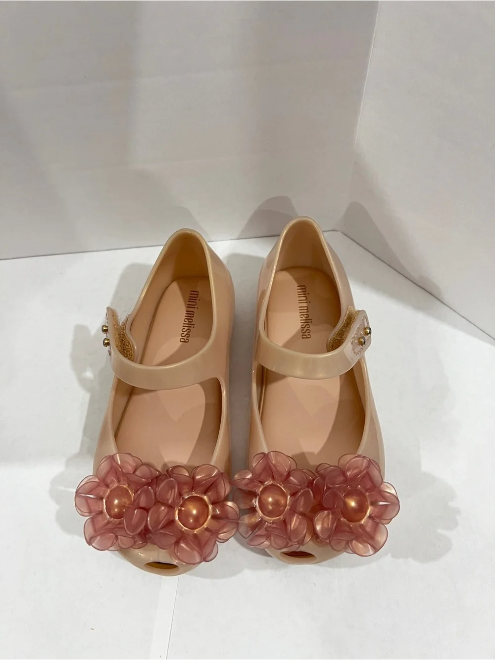 Mini Melissa Ultragirl Springtime Pearly Pink Girls kids Size 9 Waterproof Comfy